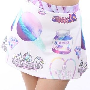 Dollskill Graphic Internet Skirt (M)